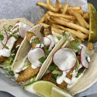 Order FISH TACOS food online from Twin Willows store, Narragansett on bringmethat.com